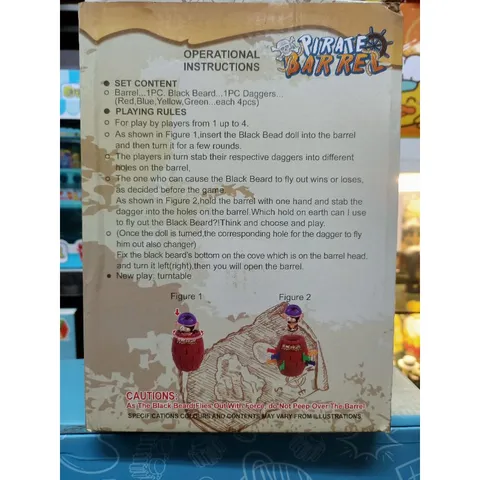 Trò chơi Hải tặc may mắn Pirate Barrel 9898 - Đồ chơi trẻ em phát triển tư duy sáng tạo và giao tiếp, quà tặng ý nghĩa cho bé.
