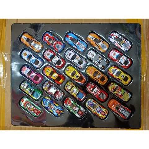 Hộp đồ chơi Xe ô tô SUPER CAR 25 chiếc chạy bánh đà 722-7 - Đồ chơi phát triển trí tuệ cho trẻ em, quà tặng ý nghĩa