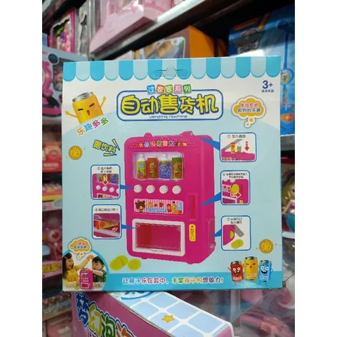 Hộp đồ chơi Máy bán nước ngọt tự động mini 6619-49 - Đồ chơi giáo dục cho bé, phát triển sáng tạo và giao tiếp