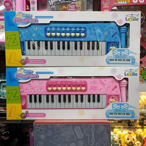 Hộp Đàn ORGAN Trẻ Em Kèm Mic Hát - Đèn Phát Sáng & Nhạc Vui Chơi Tương Tác - Đồ Chơi Phát Triển Kỹ Năng Giao Tiếp