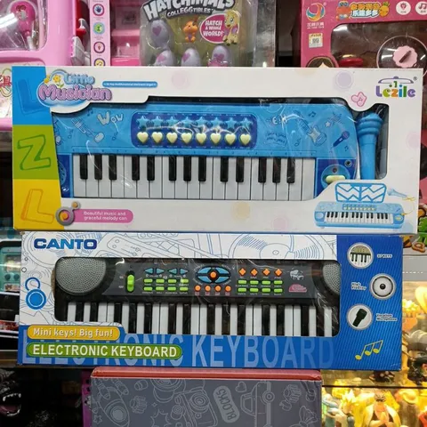 Hộp Đàn ORGAN Trẻ Em Kèm Mic Hát - Đèn Phát Sáng & Nhạc Vui Chơi Tương Tác - Đồ Chơi Phát Triển Kỹ Năng Giao Tiếp