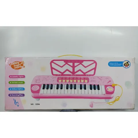 Hộp Đàn ORGAN Trẻ Em Kèm Mic Hát - Đèn Phát Sáng & Nhạc Vui Chơi Tương Tác - Đồ Chơi Phát Triển Kỹ Năng Giao Tiếp