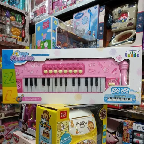 Hộp Đàn ORGAN Trẻ Em Kèm Mic Hát - Đèn Phát Sáng & Nhạc Vui Chơi Tương Tác - Đồ Chơi Phát Triển Kỹ Năng Giao Tiếp