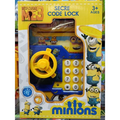 Hộp đồ chơi Két mini 16528 có nhạc và đèn phát sáng - Đồ chơi giáo dục cho bé, an toàn và đa dạng màu sắc
