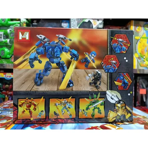 Hộp lê gô lắp ghép mô hình Robot NINJA MG222D