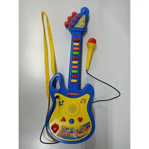 719 Hộp Đàn Guitar Music kèm MIC hát được, có nhạc và đèn phát sáng (tặng kèm pin và giao màu ngẫu nhiên)