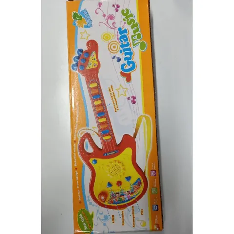 719 Hộp Đàn Guitar Music kèm MIC hát được, có nhạc và đèn phát sáng (tặng kèm pin và giao màu ngẫu nhiên)