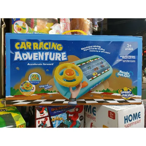 Hộp đồ chơi mô hình Lái xe ô tô CAR RACING ADVENTURE có nhạc - Đồ chơi trẻ em phát triển tư duy sáng tạo và kỹ năng giao tiếp 661-8