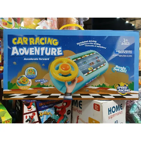 Hộp đồ chơi mô hình Lái xe ô tô CAR RACING ADVENTURE có nhạc - Đồ chơi trẻ em phát triển tư duy sáng tạo và kỹ năng giao tiếp 661-8