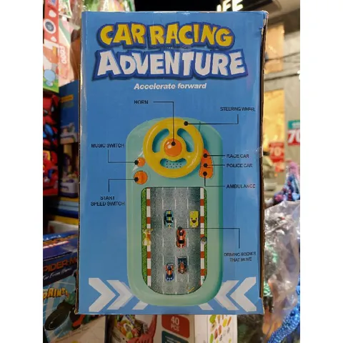 Hộp đồ chơi mô hình Lái xe ô tô CAR RACING ADVENTURE có nhạc - Đồ chơi trẻ em phát triển tư duy sáng tạo và kỹ năng giao tiếp 661-8
