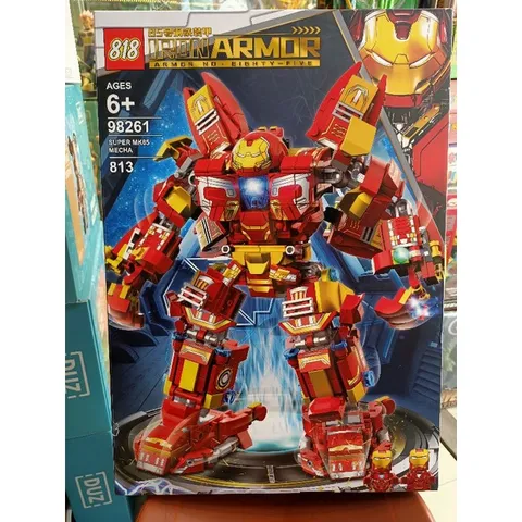 Hộp lê gô lắp ghép mô hình Robot Người Sắt IRONMAN 98261
