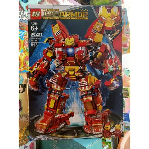 Hộp lê gô lắp ghép mô hình Robot Người Sắt IRONMAN 98261