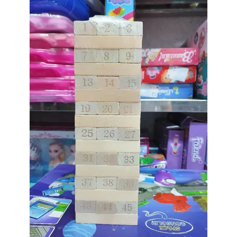 Hộp đồ chơi Rút Gỗ 48 Chi Tiết - Đồ Chơi Kỹ Năng Tư Duy Cho Trẻ Em Tăng Cường Giao Tiếp và Sáng Tạo