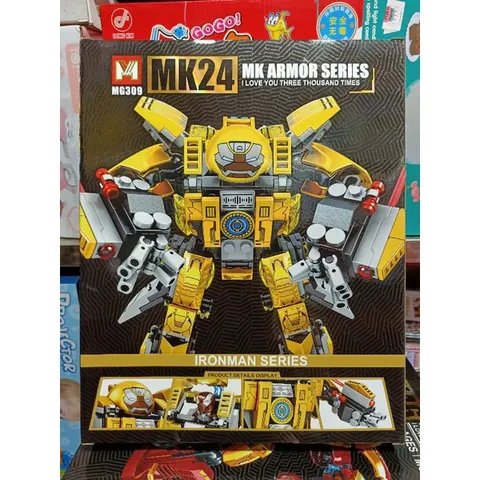 MG309 Hộp lê gô lắp ghép mô hình Robot Người Sắt IRON MAN