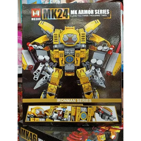 MG309 Hộp lê gô lắp ghép mô hình Robot Người Sắt IRON MAN