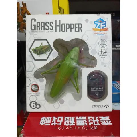 Hộp đồ chơi điều khiển từ xa con Cào Cào, có đèn phát sáng 7705 (tặng kèm pin)