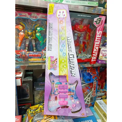 Hộp Đồ Chơi Đàn Guitar Music 969B - Đèn Phát Sáng, Có Nhạc, Quà Tặng Thú Vị Cho Trẻ Em, Phát Triển Tư Duy Sáng Tạo