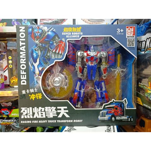 Mã 3309 - Hộp đồ chơi lắp ghép Robot biến hình thành Xe ô tô