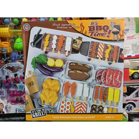 Hộp đồ chơi mô hình các loại đồ nướng BBQ