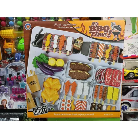 Hộp đồ chơi mô hình các loại đồ nướng BBQ