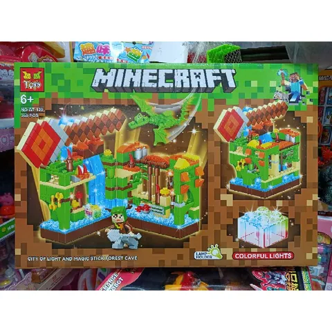 Xếp Hình Lắp Ghép Lê Gô MINECRAFT 350 Mảnh - Đồ Chơi Giáo Dục Phát Triển Tư Duy Sáng Tạo Cho Trẻ Em