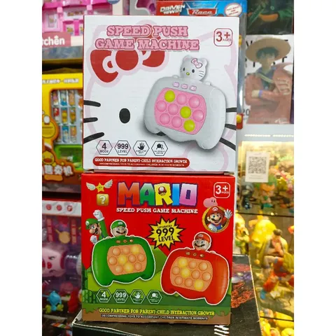 Mã 2125 - Hộp đồ chơi POP IT điện tử, có nhạc và đèn phát sáng (tặng kèm pin và giao mẫu ngẫu nhiên)