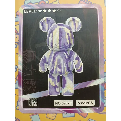 Hộp Lê Gô Lắp Ghép Mô Hình Gấu Magic Block 59023 - Bộ Đồ Chơi 5351 Chi Tiết Phát Triển Tư Duy Sáng Tạo Cho Trẻ Em