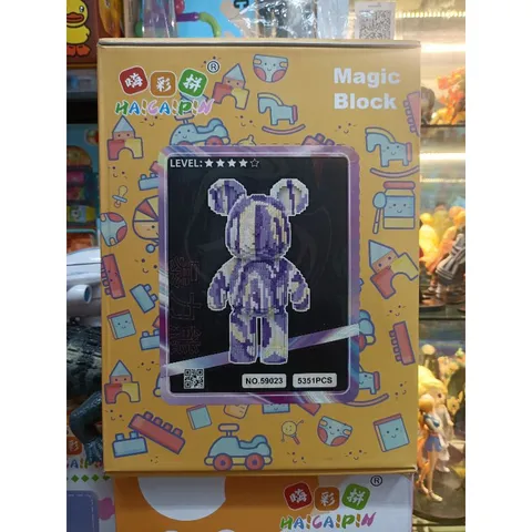 Hộp Lê Gô Lắp Ghép Mô Hình Gấu Magic Block 59023 - Bộ Đồ Chơi 5351 Chi Tiết Phát Triển Tư Duy Sáng Tạo Cho Trẻ Em