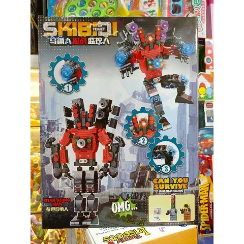 Bộ Đồ Chơi Xếp Hình Lắp Ghép Lê Gô Robot SKIBIDI TOILET 039 - Sáng Tạo, Phát Triển Trí Tuệ Cho Trẻ Em