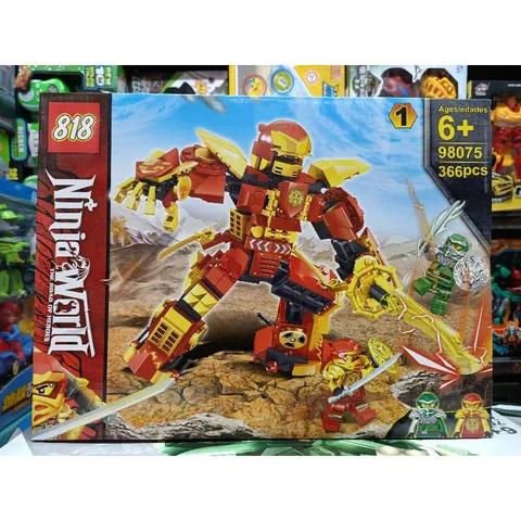 98075-1 Hộp lê gô lắp ghép mô hình Robot NINJA WORLD