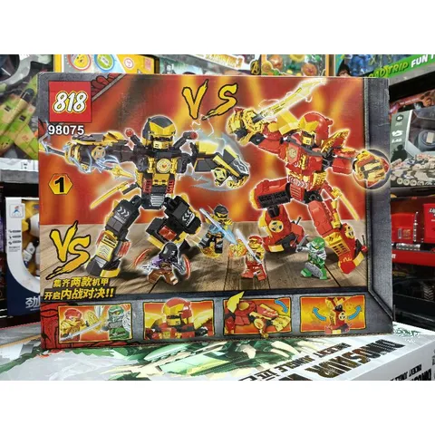 98075-1 Hộp lê gô lắp ghép mô hình Robot NINJA WORLD