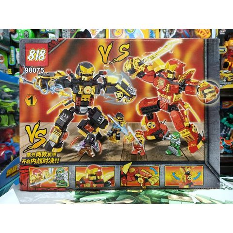 98075-1 Hộp lê gô lắp ghép mô hình Robot NINJA WORLD