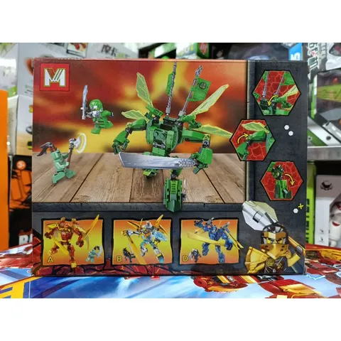 Hộp lê gô lắp ghép mô hình Robot NINJA MG222C