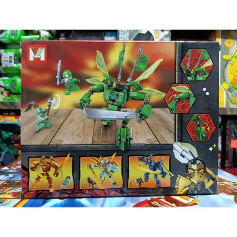 Hộp lê gô lắp ghép mô hình Robot NINJA MG222C
