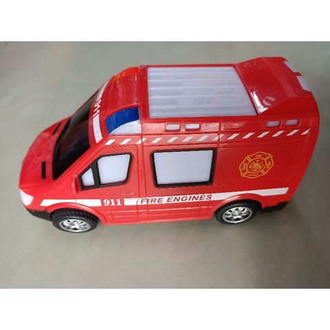 Hộp Đồ Chơi Xe Ô Tô CITY RESCUE Chạy Bằng Pin Có Đèn và Nhạc - Đồ Chơi An Toàn Cho Bé, Quà Tặng Ý Nghĩa