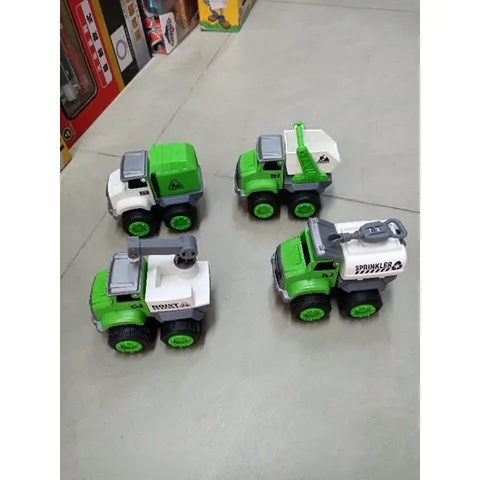 Bộ Đồ Chơi 4 Chiếc Xe Ô Tô Chạy Bánh Đà 5001 - Đồ Chơi Trẻ Em Gắn Kết Kỹ Năng Giao Tiếp và Tư Duy Sáng Tạo