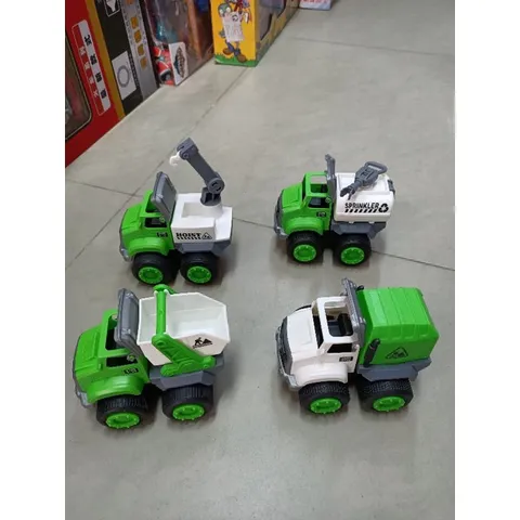 Bộ Đồ Chơi 4 Chiếc Xe Ô Tô Chạy Bánh Đà 5001 - Đồ Chơi Trẻ Em Gắn Kết Kỹ Năng Giao Tiếp và Tư Duy Sáng Tạo