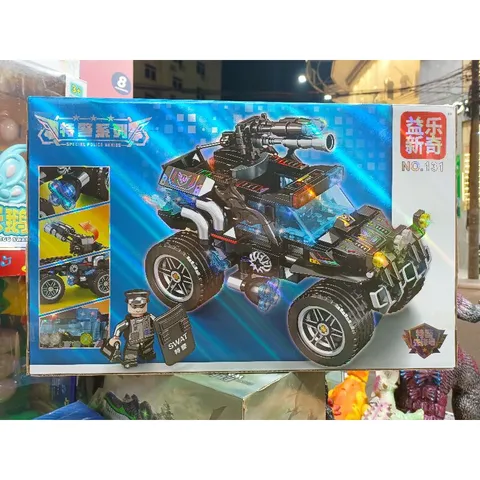 Bộ đồ chơi Lê Gô Lắp Ghép Mô Hình Xe Ô Tô 131 - Giúp Bé Phát Triển Tư Duy Sáng Tạo và Kiên Nhẫn, Quà Tặng Ý Nghĩa cho Trẻ Em