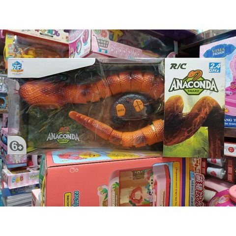 Hộp đồ chơi điều khiển từ xa Con Rắn ANACONDA SNAKE có đèn phát sáng 7707 (tặng kèm pin)