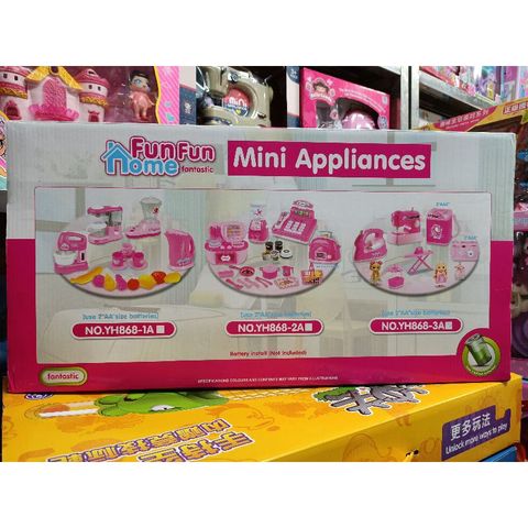 Hộp đồ chơi mô phỏng gia đình Fun Fun - Đồ dùng mini có đèn nhạc sáng tạo cho bé - Quà tặng ý nghĩa phát triển trí tuệ và kỹ năng giao tiếp
