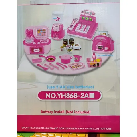 Hộp đồ chơi mô phỏng gia đình Fun Fun - Đồ dùng mini có đèn nhạc sáng tạo cho bé - Quà tặng ý nghĩa phát triển trí tuệ và kỹ năng giao tiếp