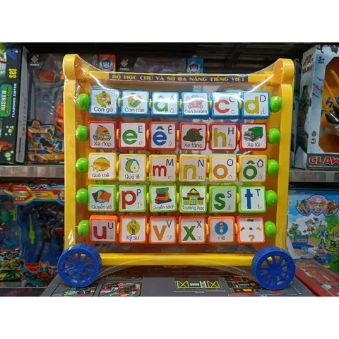 Bộ đồ chơi 8in1 Gấu Con Chăm Học - Đồ Chơi An Toàn Cho Trẻ Em Giúp Phát Triển Kỹ Năng Giao Tiếp và Sáng Tạo