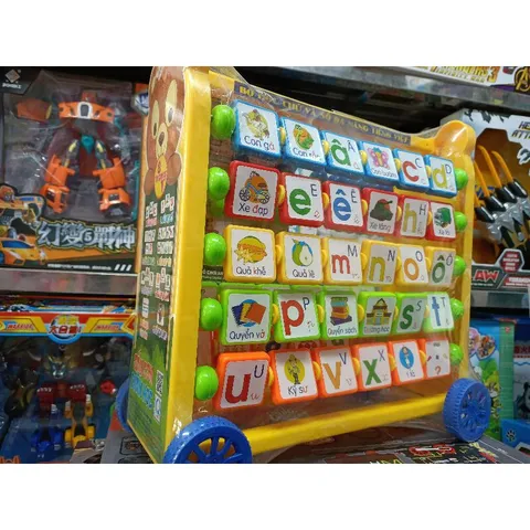 Bộ đồ chơi 8in1 Gấu Con Chăm Học - Đồ Chơi An Toàn Cho Trẻ Em Giúp Phát Triển Kỹ Năng Giao Tiếp và Sáng Tạo