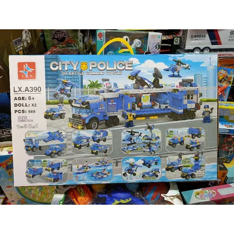 Hộp Lê Gô Lắp Ghép Mô Hình Xe Ô Tô CITY A390 - Đồ Chơi Trẻ Em 989 Mảnh, Tích Hợp Giải Trí và Phát Triển Trí Thông Minh