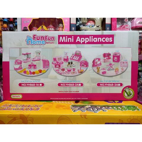 Hộp Đồ Chơi Mô Phỏng Gia Đình Có Nhạc Đèn LED - Bộ Đồ Chơi Mini Thiết Bị Nhà Bếp Giúp Bé Phát Triển Trí Tuệ Sáng Tạo
