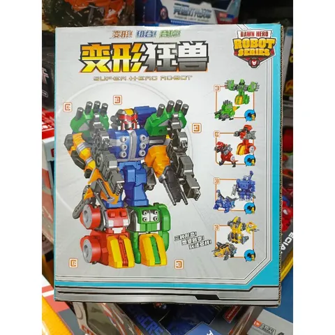 Mã 666-165 Hộp đồ chơi lắp ghép Robot biến hình