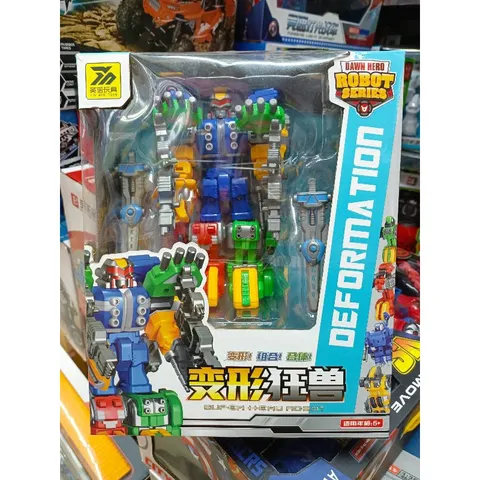 Mã 666-165 Hộp đồ chơi lắp ghép Robot biến hình