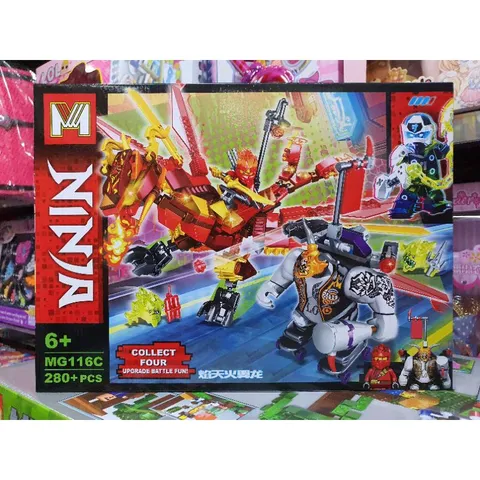 Xếp hình lắp ghép lê gô NINJA Rồng lửa MG116C