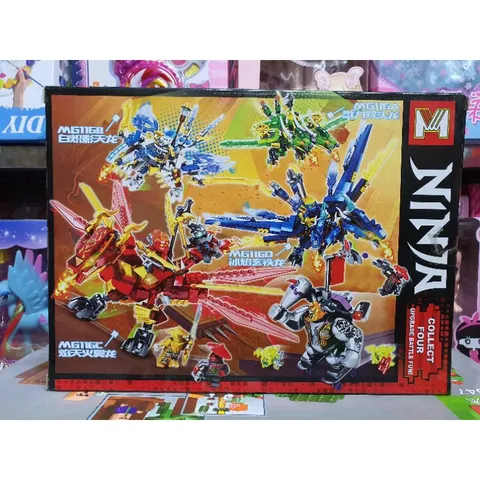 Xếp hình lắp ghép lê gô NINJA Rồng lửa MG116C