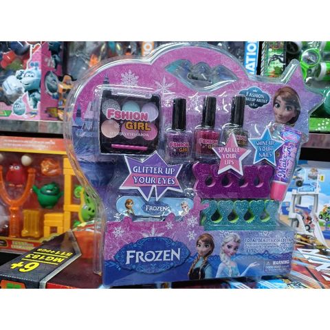 Bộ đồ chơi 2in1 Sơn móng tay và Trang điểm FROZEN - Đồ chơi Trẻ Em Cao Cấp, Tăng Cường Tư Duy Sáng Tạo và Giao Tiếp